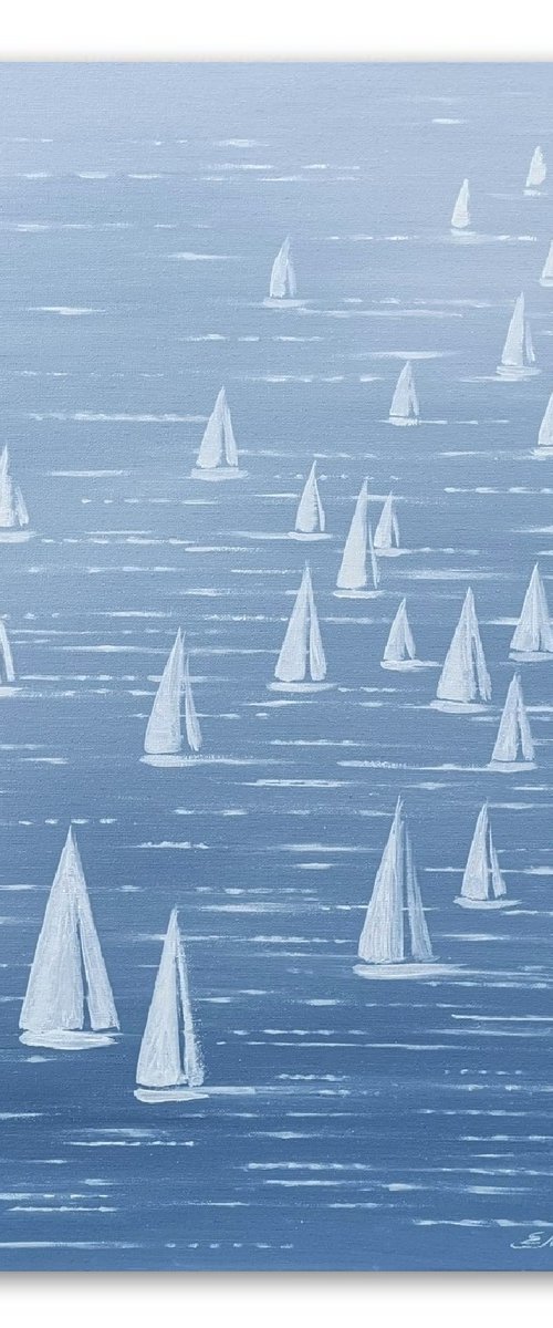 Regatta.  Greece. by Elena Mosurak