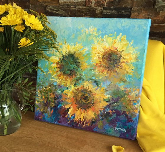 "The flower suns" sunflowers