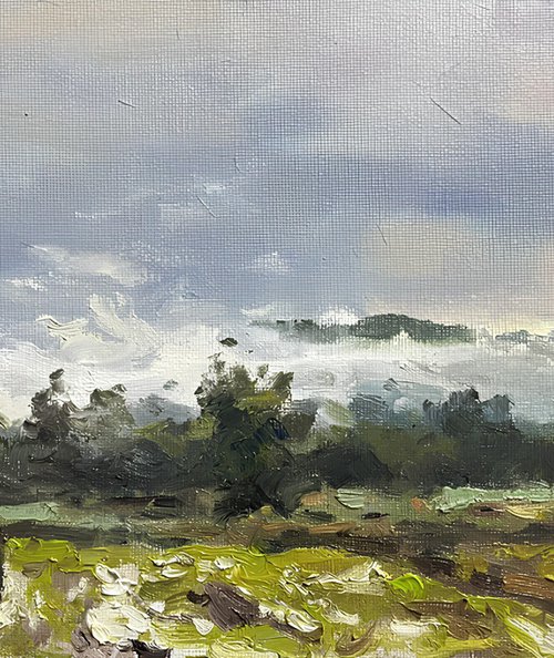 Morning Mist After the Rain by Sarawut Donrasri
