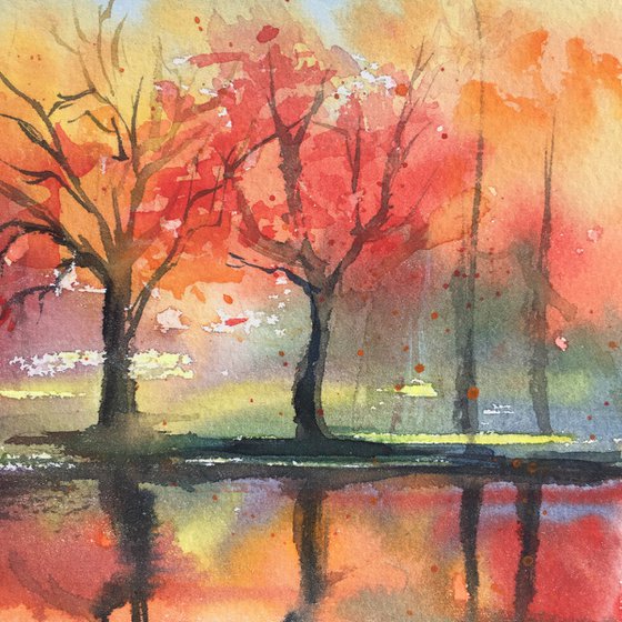 "Autumn pond"