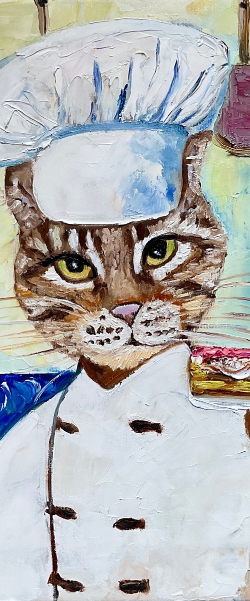 Cat cake maker. by Olga Koval