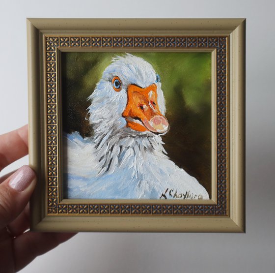 Goose, Small Art Framed