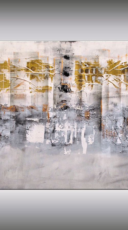 Metropolis II  - Abstract Art - Acrylic Painting - Canvas Art - Abstract Painting - Industrial Art - Statement Painting by Edelgard Schroer