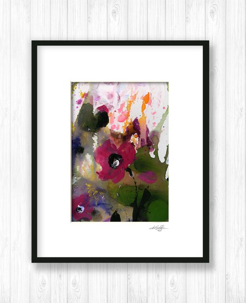 Floral Melody 12 - Abstract Flower Painting by Kathy Morton Stanion by Kathy Morton Stanion