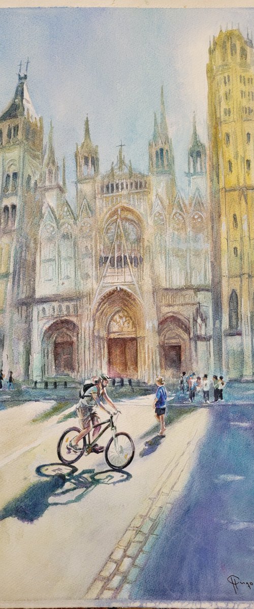 Impressions. (Rouen Cathedral) by Natalia Sidorina