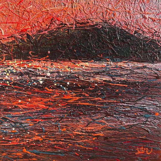 Flames of the Sky - triptych