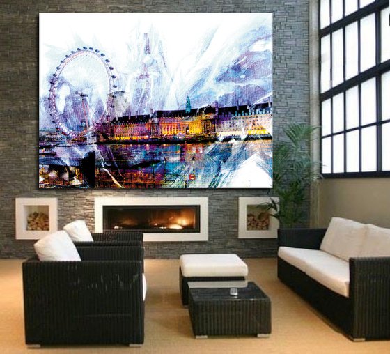 Maromas, London eye/XL large original artwork