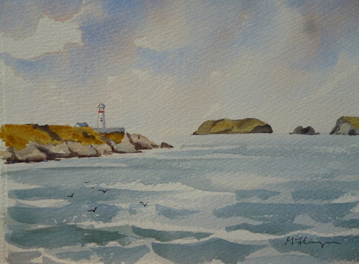 Ballyglass Lighthouse by Maire Flanagan