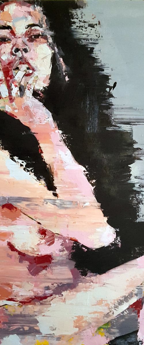 2-25-14 figure with black by Thomas Donaldson