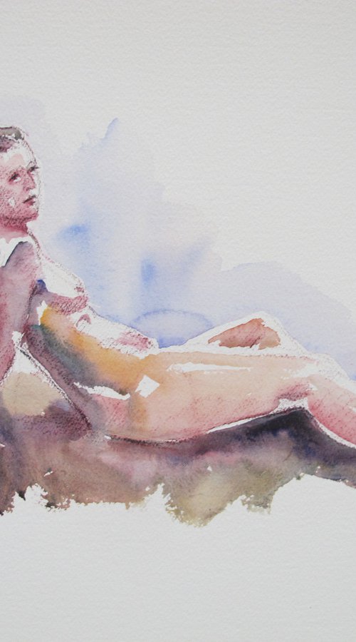 reclining female nude by Rory O’Neill