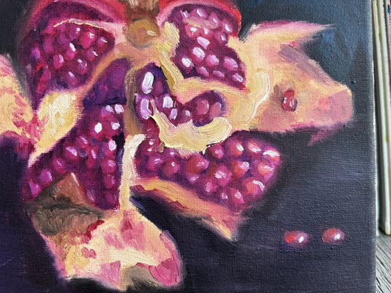 Still life with pomegranate