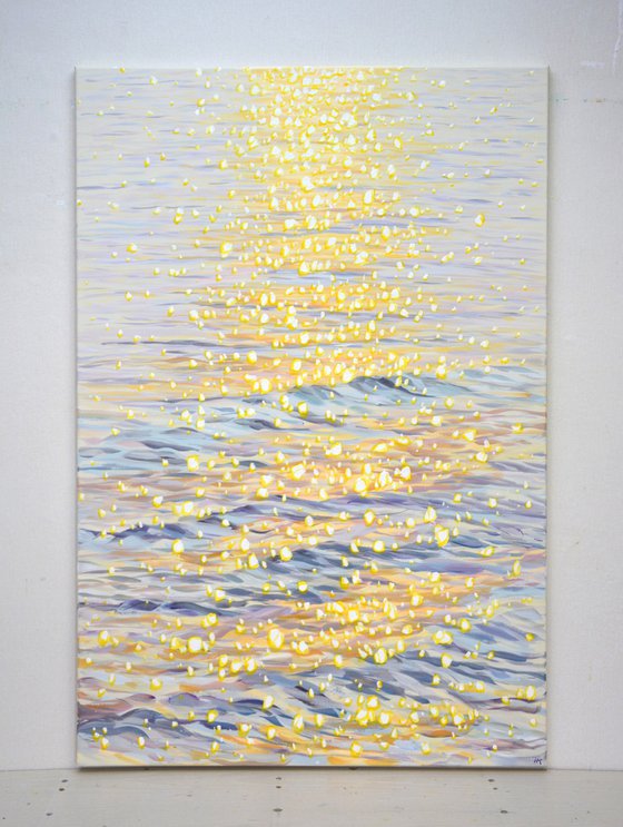 Shimmering water.