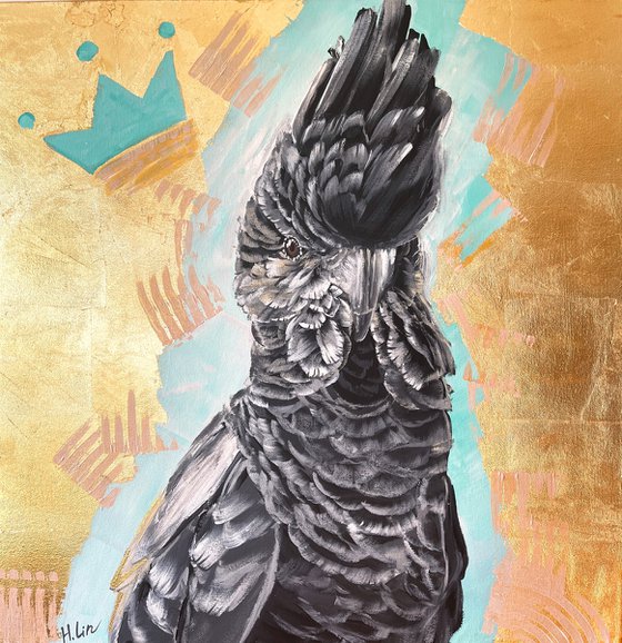 If I Were King - Red Tail Black Cockatoo By HSIN LIN