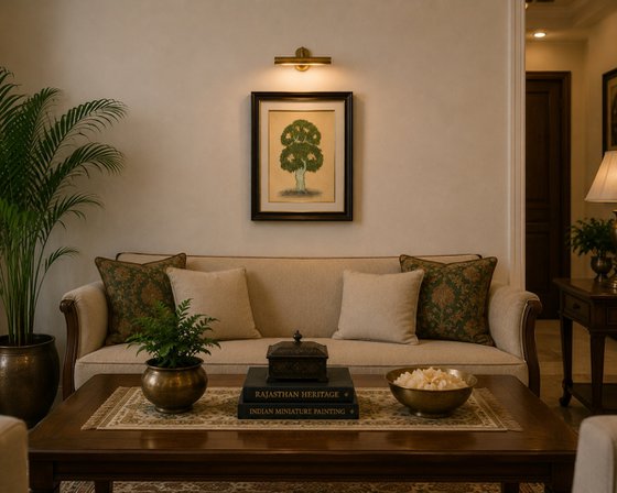 Royal Peepal Tree | Original Miniature Art