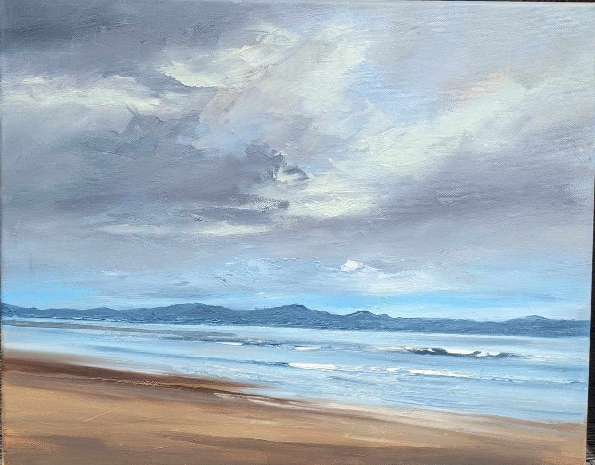 Morning beach at Aberffraw by Steve Keenan