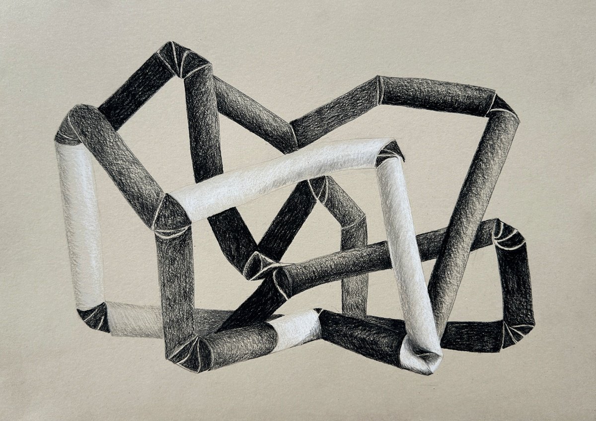 Knotted Abstraction: Ladder by Amanda Andersen