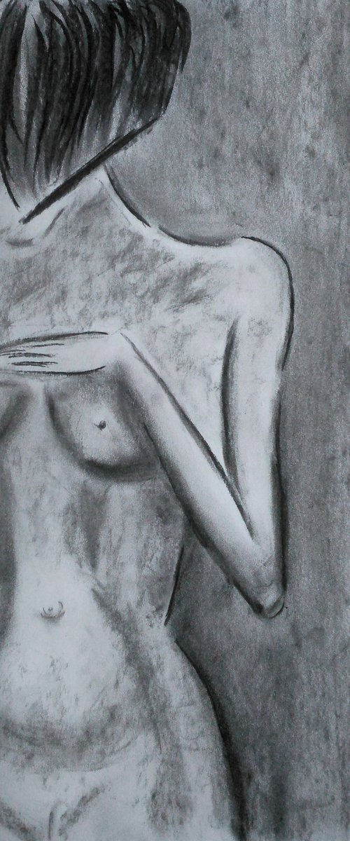 Woman Nude Art by Halyna Kirichenko