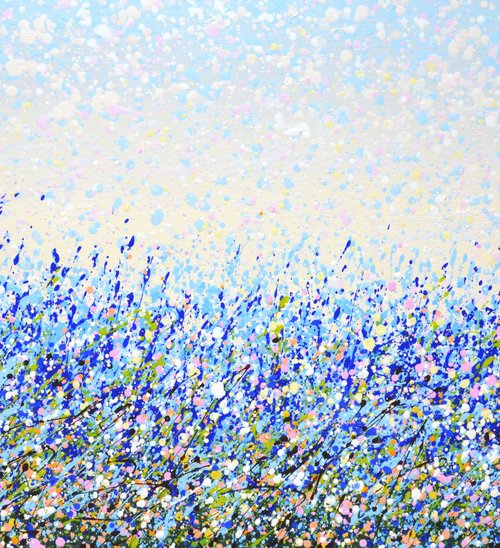 Blue field. by Iryna Kastsova