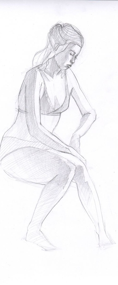 Sketch of Human body. Woman.76 by Mag Verkhovets