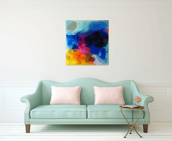 Large abstract painting