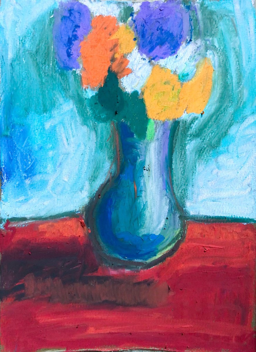 Still Life With Flowers by Milica Radovic