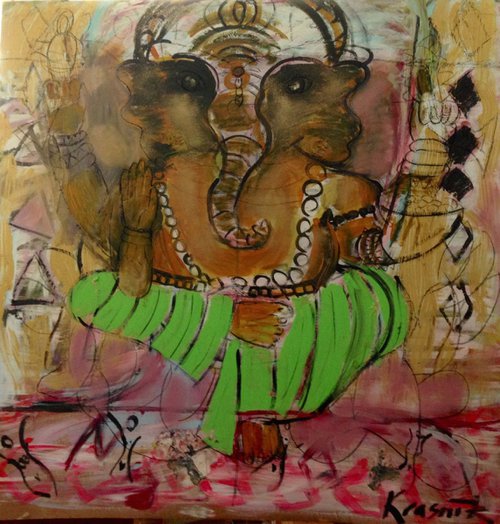 Ganesha has arrived by Ilana Krasnik