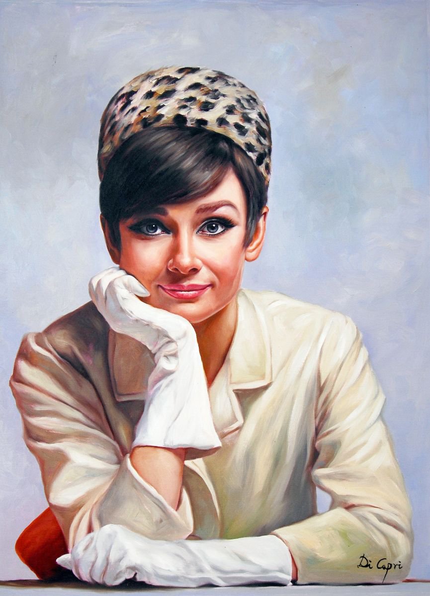 Audrey Hepburn Portrait -How to Steal a Million-? by Di Capri