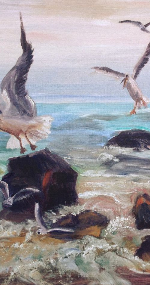 Seagulls 3 by Elena Sokolova