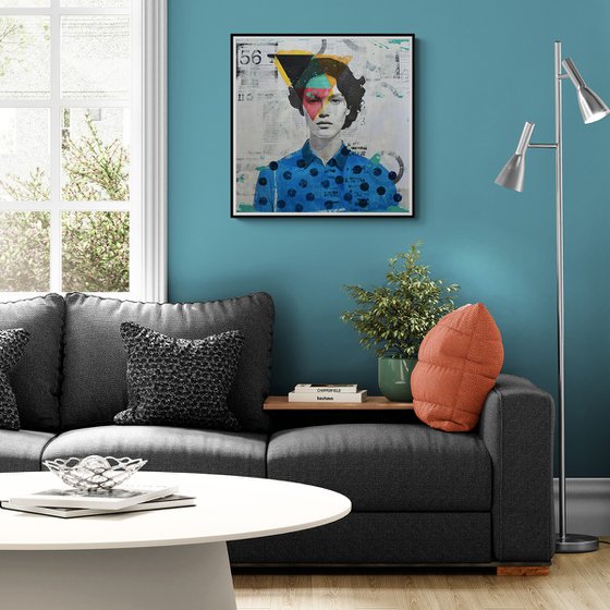 343_Geometric portrait
