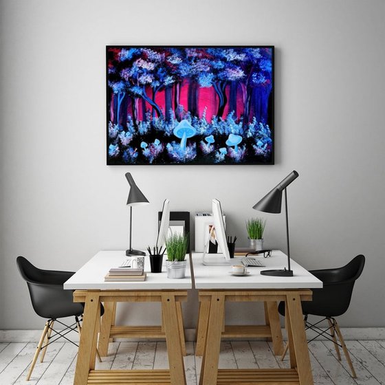 Neon Forest Dreams