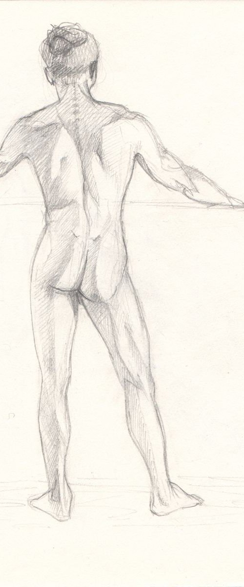 Sketch of Human body. Man.54 by Mag Verkhovets