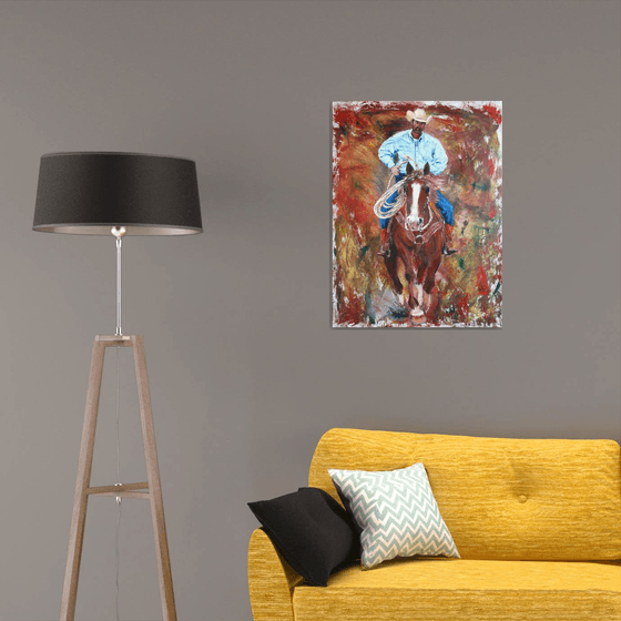 Cowboy I... /  ORIGINAL PAINTING