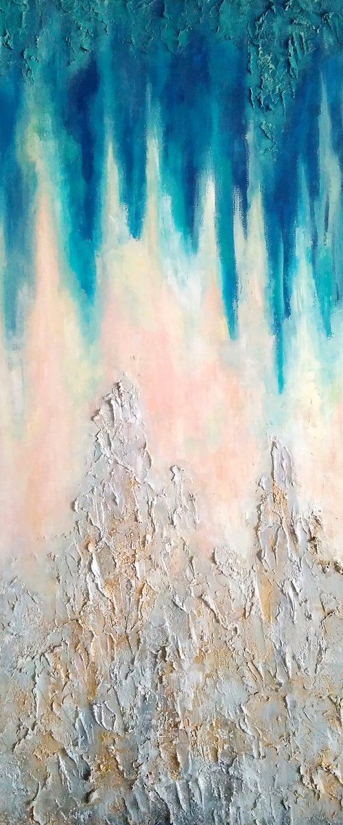 Northern Lights Abstract by Yulia Berseneva