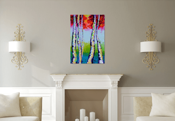 Autumn Magic Birch Forest