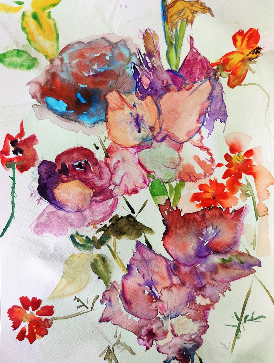 Watercolor floral 
