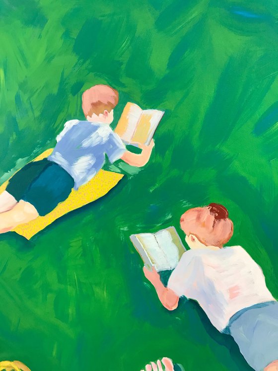 Nap in the grass.