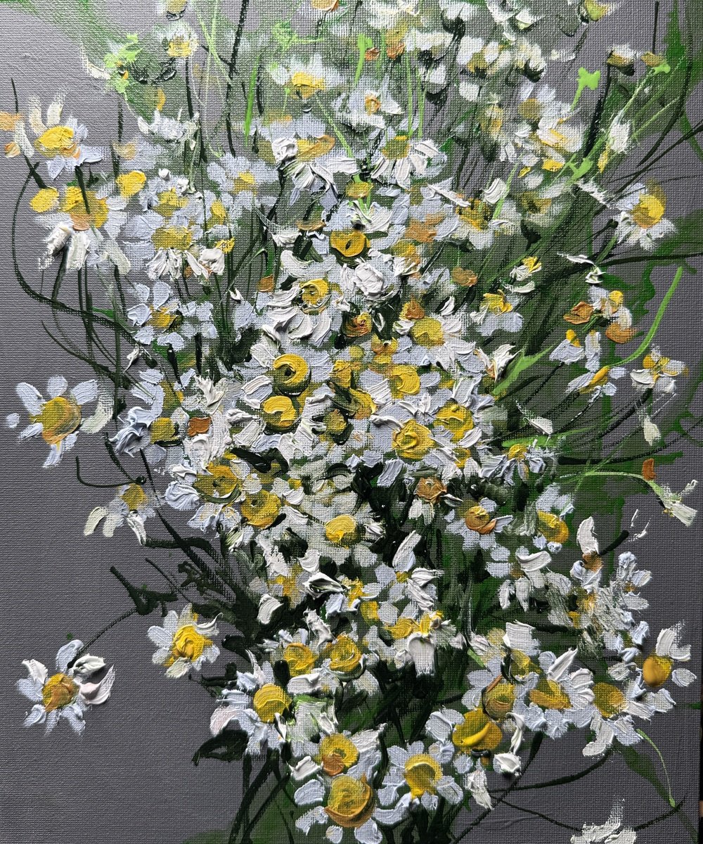 Daisy By Olena Hromova, 10 X 12, Artwork For Sale On Artfinder