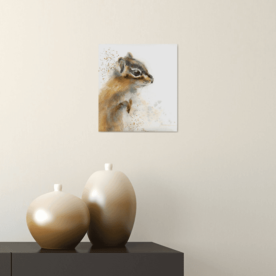 Chipmunk portrait