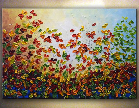 Pennsylvania Autumn - Ready to Hang Painting 36" x 24" ( 92 x 61cm)