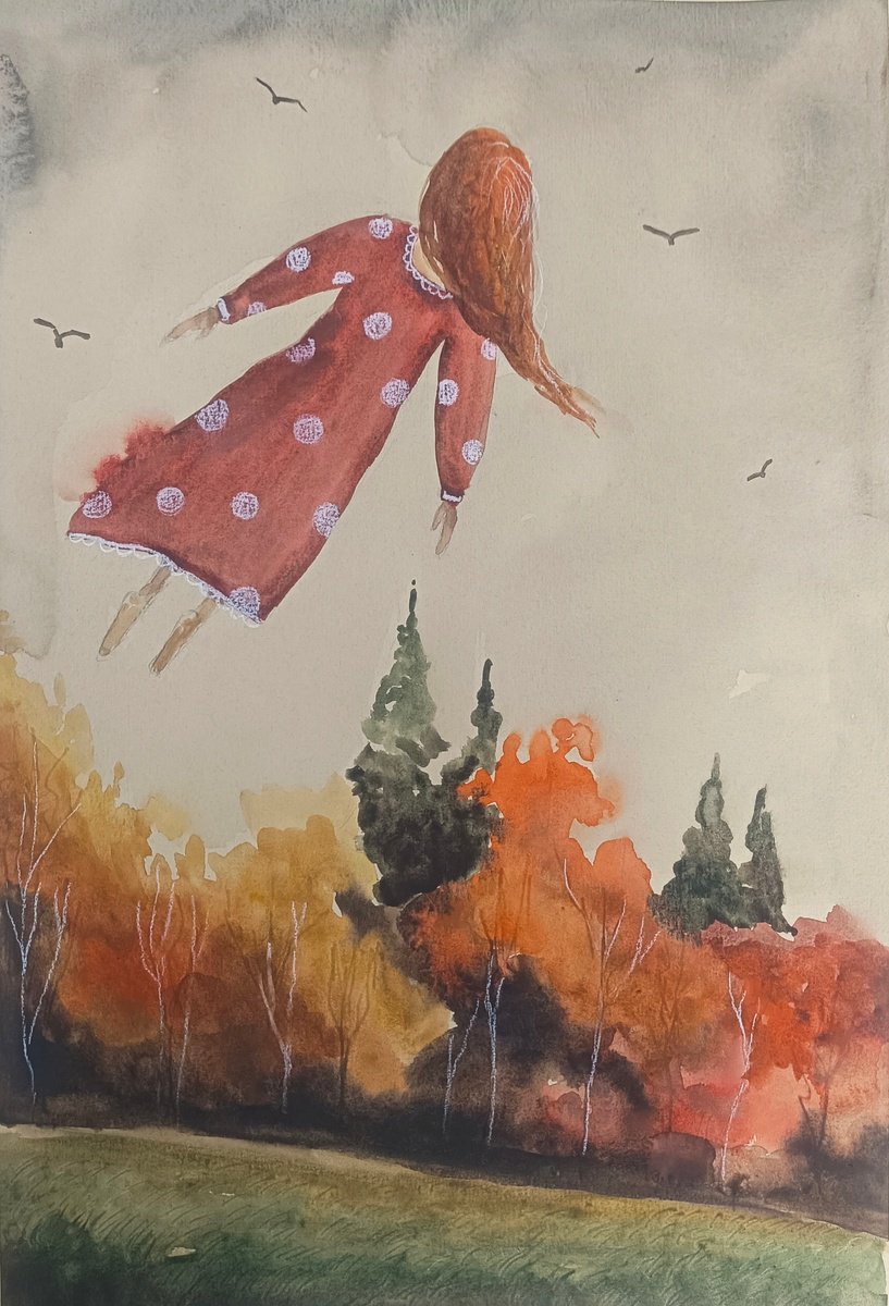 Over The Autumn Woods by Evgenia Smirnova
