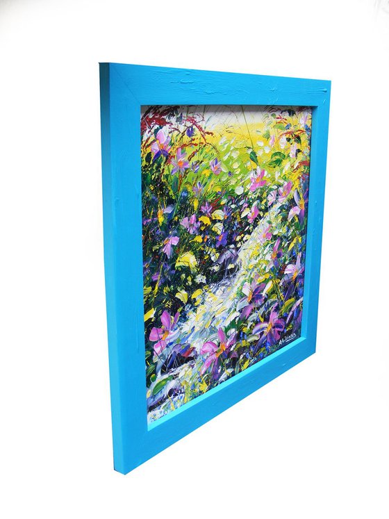 Framed Impressionist Art - "The Secret Stream"