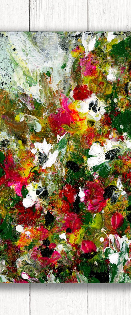 Floral Joy 36 - Abstract Painting by Kathy Morton Stanion by Kathy Morton Stanion