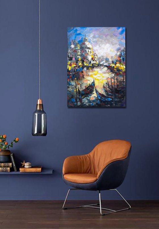 Golden Evening in Venice