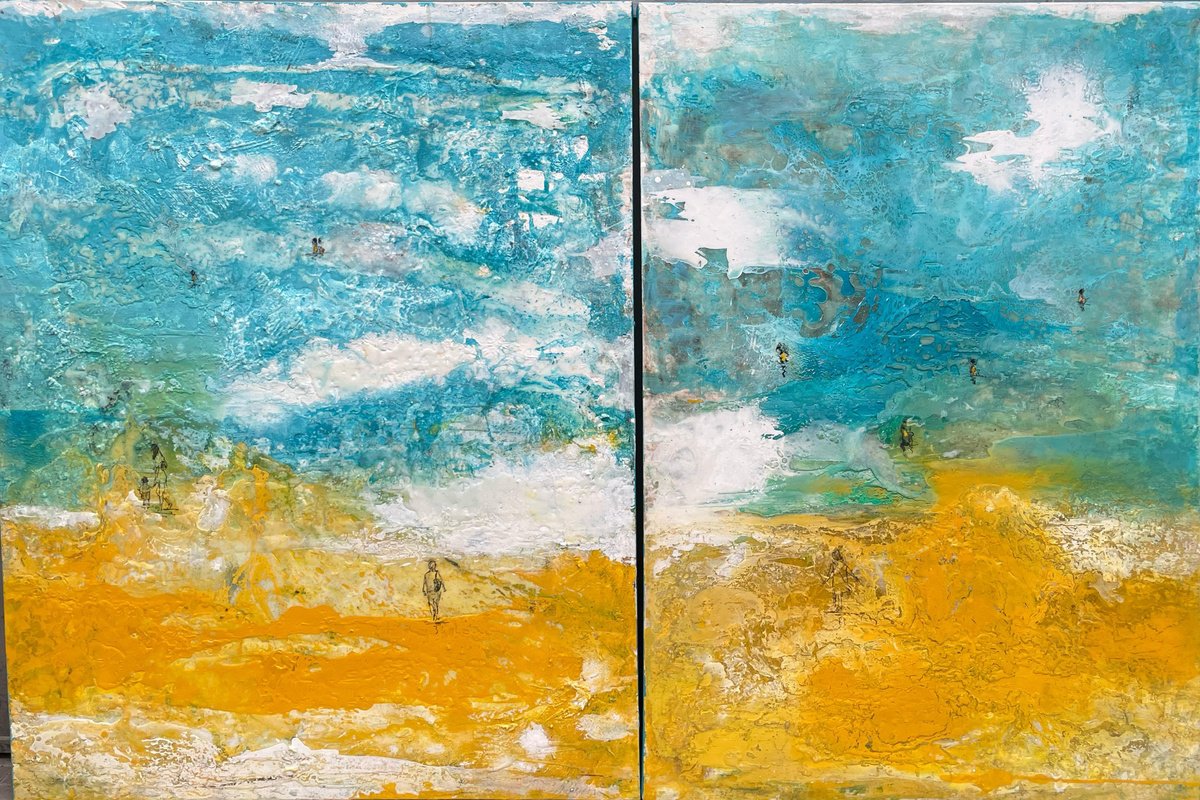 Expressive Painting , La Natura Sussurra By Giusy Lauriola, 67 X 39, Artwork For Sale On Artfinder