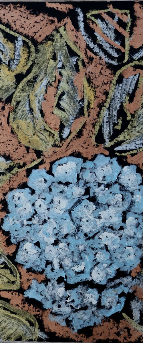 Blue Hydrangea by Elena Zapassky