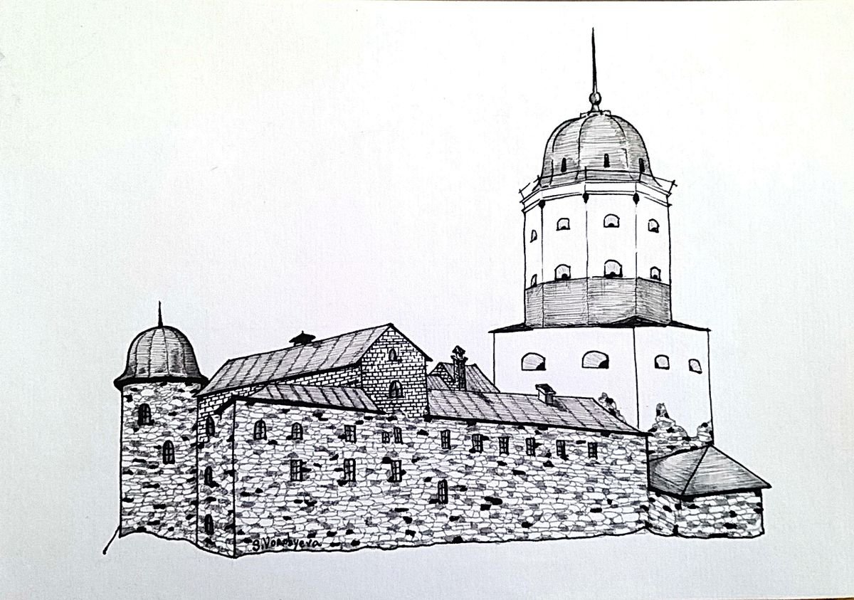 The Castle of Vyborg by Svetlana Vorobyeva