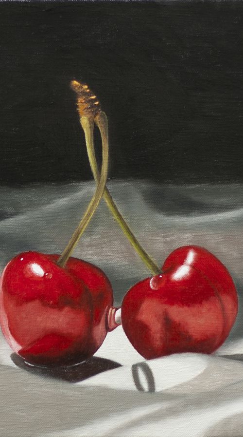 A Pair of Cherries and Silk by Andrew McNeile Jones
