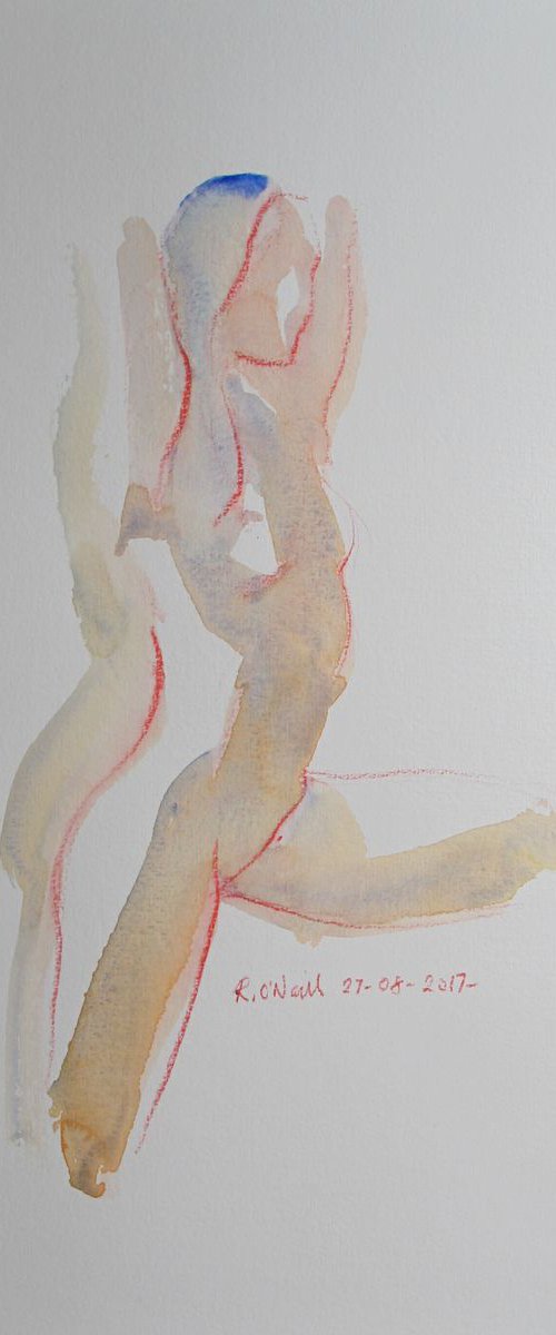 Standing female nude by Rory O’Neill