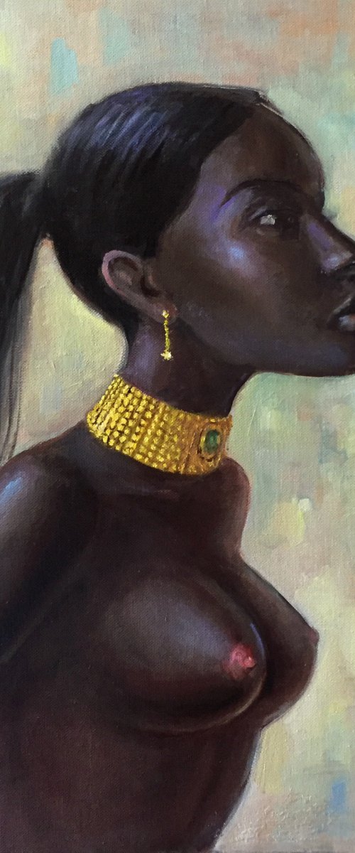 African woman by Samuel Air