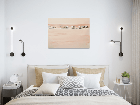 Sunset shoreline